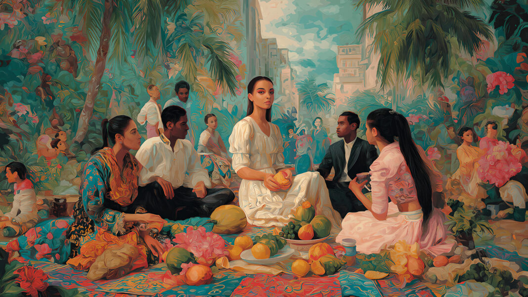 “Almuerzo en el Futuro” by Muriel Lherm