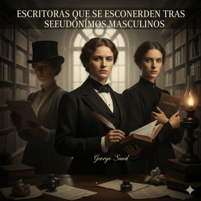 Escritoras que se escondieron tras seudónimos masculinos